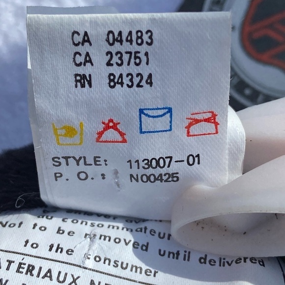 Faux Fur Black Vintages Phoenix Coyotes Bag New With Tags Adjustable Unisex - Picture 5 of 12